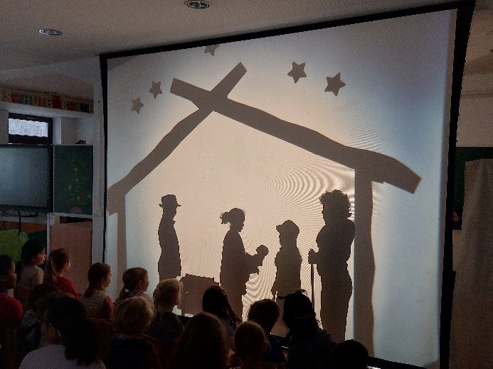 Schattenspiel der zweiten Klasse